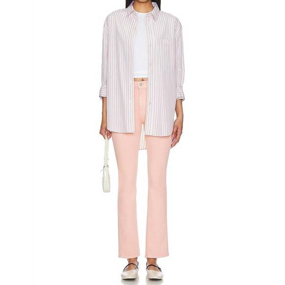 NEW MOTHER the insider hover jean in peach - Picture 4 of 4